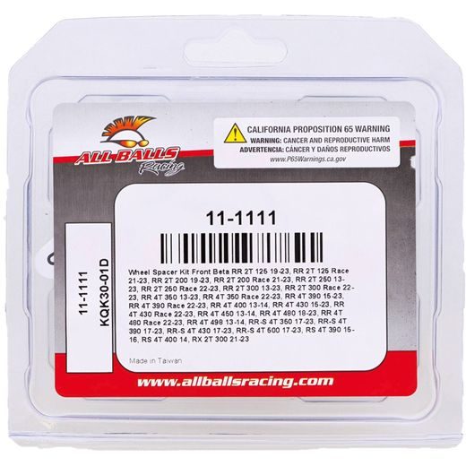 ROZPERKY KOLESA SADA ALL BALLS RACING WS11-1111