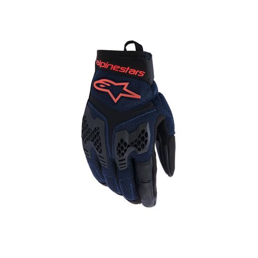 RUKAVICE MANTI AIR, ALPINESTARS (TMAVO MODRÁ/ČERVENÁ FLUO/ČERNÁ) 2026