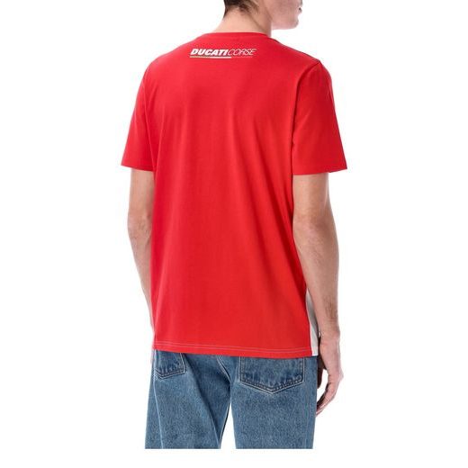 TRIKO DUCATI CORSE (BIELA, ČERVENÁ)