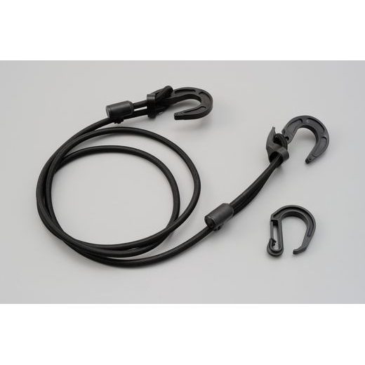 GUMICUK S ROBUSTNÍMI PLASTOVÝMI HÁKY (NASTAVITEĽNÁ DĹŽKA MAX 150 CM), DAYTONA