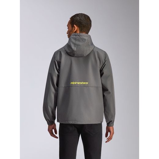 BUNDA SPEEDER CHROMIUM WINDBREAKER, ALPINESTARS (ŠEDÁ/ŽLUTÁ FLUO)