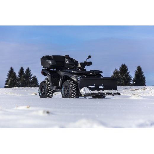 SHARK SNOW PLOW 52" DELUXE BLACK (132 CM) WITH ADAPTER