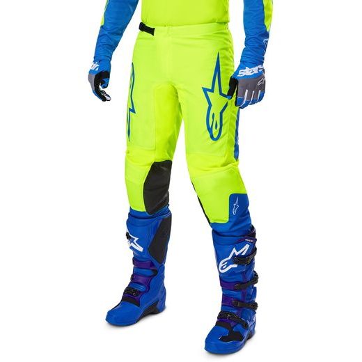 NOHAVICE FLUID HAUL, ALPINESTARS (ŽLTÁ FLUO/MODRÁ) 2025