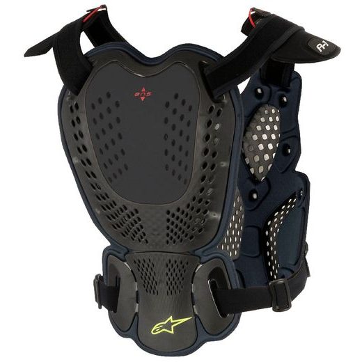 CHRÁNIČ TELA A-1 ROOST GUARD CERTIFIKÁCIA CE2, ALPINESTARS (ČIERNY ANTRACIT/ŽLUTÝ FLUO) 2026