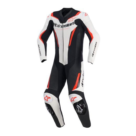 JEDNODIELNA KOMBINÉZA GP FORCE V2, ALPINESTARS (BÍLÁ/ČERNÁ/ČERVENÁ FLUO) 2026