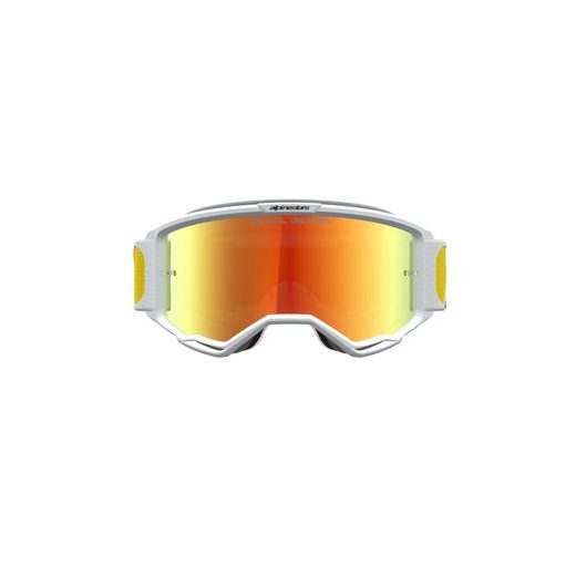 OKULIARE VISION 5 DRAG, ALPINESTARS (ORANŽOVÁ/ČERVENÁ, ZRKADLOVÉ ČERVENÉ PLEXI) 2027