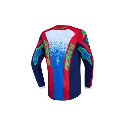 DRES FLUID DRAG YOUTH, ALPINESTARS, DETSKÉ (TMAVO MODRÁ/ČERVENÁ/ZELENÁ/BÍLÁ) 2027