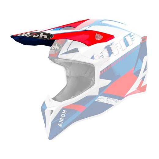 ŠILT PRE PRILBU WRAAAP, AIROH (FEEL - MODRO-ČERVENÝ LESKLÝ)