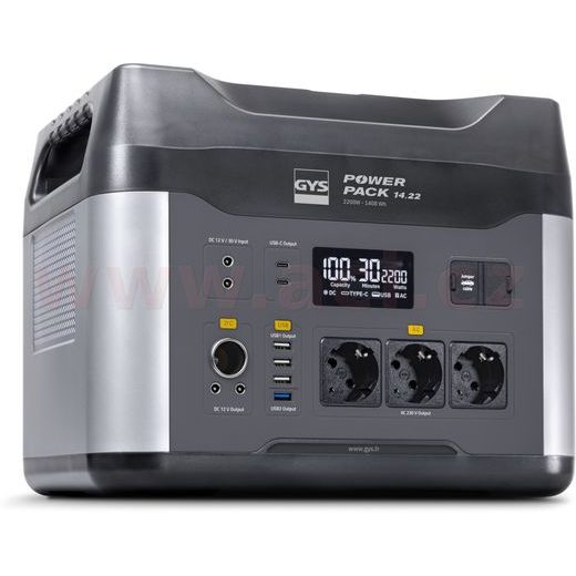 NABÍJECÍ STANICE S MĚNIČEM NAPĚTÍ GYS POWER PACK 14.22 (1400 WH)