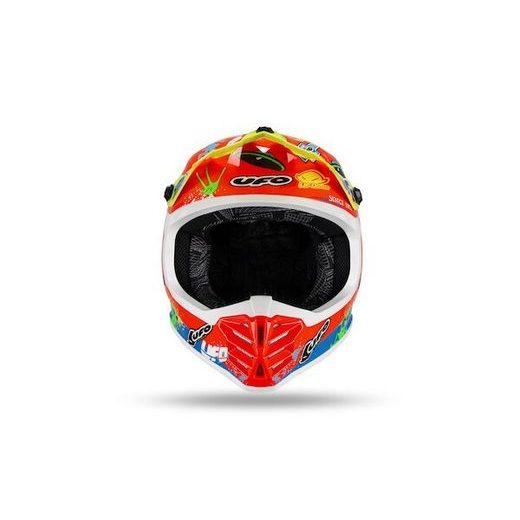 UFO PRILBA DETSKÁ KOREY 2026 MODRÁ-ČERVENÁ-NEÓNOVÁ ŽLTÁ