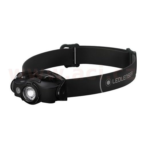 LED LENSER MH4 - OUTDOOROVÁ DOBÍJECÍ ČELOVKA ČERNO-ČERNÁ, DOSVIT 180 M, ZÁRUKA 7 LET