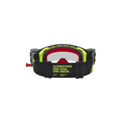 OKULIARE SUPERTECH FIRMA ROLL-OFF WIDE VISION, ALPINESTARS (ČERNÁ/ŽLUTÁ FLUO, ČÍRE PLEXI A ROLL-OFF SYSTÉM) 2027
