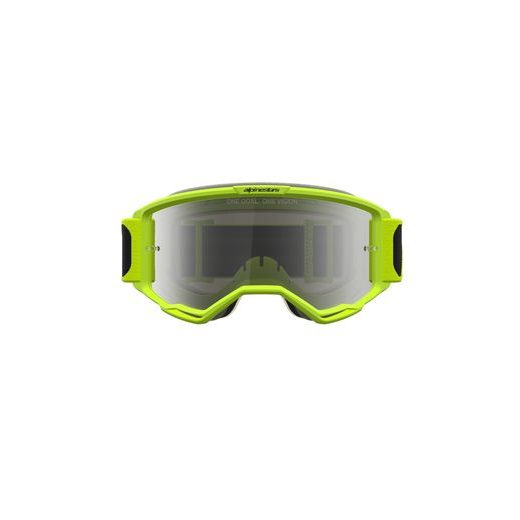 OKULIARE VISION 5 RORA, ALPINESTARS (ČERNÁ/ŽLUTÁ FLUO, ZRKADLOVÉ STRIEBORNÉ PLEXI) 2027