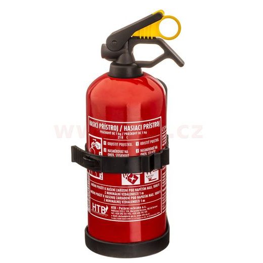 PRÁŠKOVÝ HASÍCÍ PŘÍSTROJ - NÁPLŇ 1 KG BEZ MANOMETRU