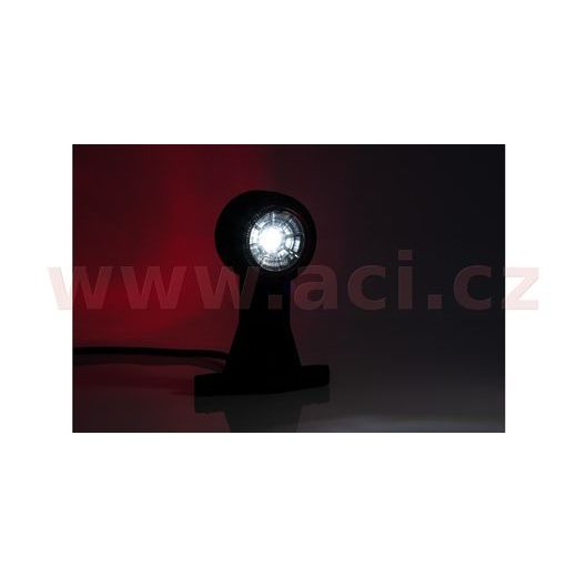 POZIČNÍ SVĚTLO LED (118X45 MM) KOMBINACE 2V1 S GUMOVÝM DRŽÁKEM, KABEL 0,5 M, L=P