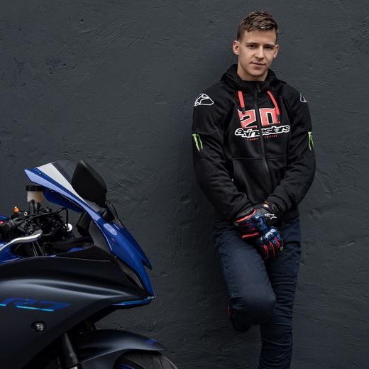 BUNDA CHROME IGNITION MONSTER FQ20 KOLEKCE, ALPINESTARS (ČERNÁ/ČERVENÁ/BÍLÁ/ZELENÁ)