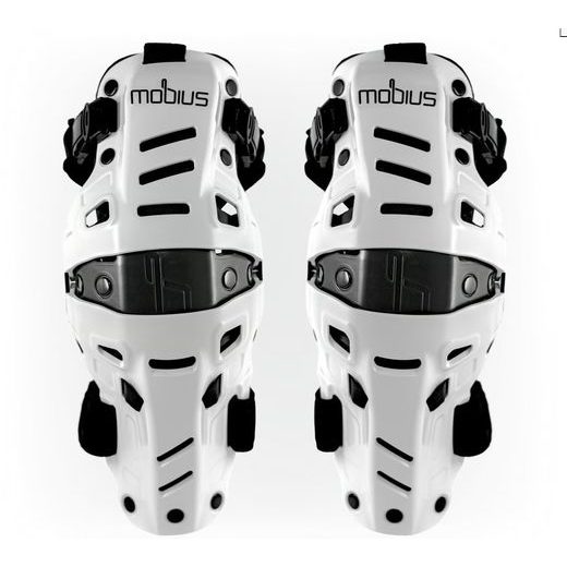 KOLENNÍ ORTÉZY X8H HYBRID SADA L/P, MOBIUS - USA (BÍLÁ/ČERNÁ)