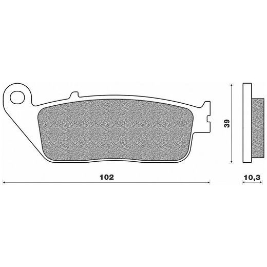BRZDOVÉ DOŠTIČKY (ZMES ROAD TOURING ORGANIC) NEWFREN (2 KS V BALENIE)