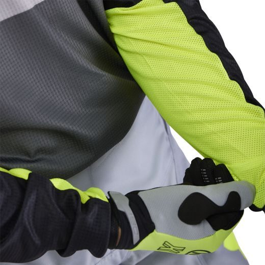 FOX 180 FLOW JERSEY - BLACK/YELLOW