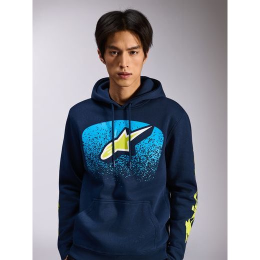 MIKINA OBSESSED HOODIE, ALPINESTARS (MODRÁ)