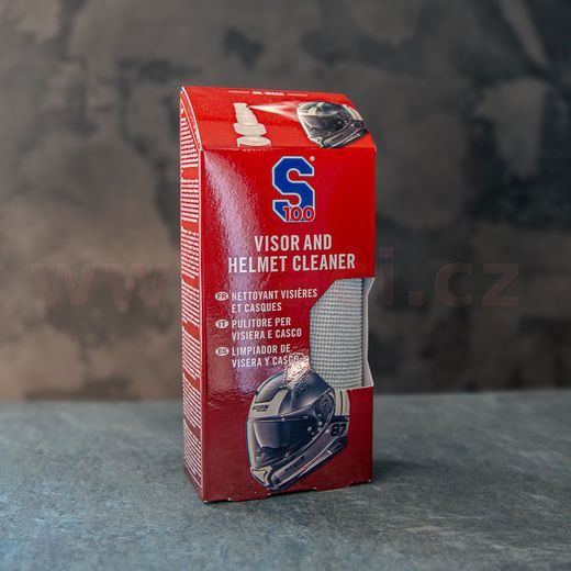 S ČISTIČ HĽADÍ S MIKROVLÁKNOVOU UTIERKOU - VISOR & HELMET CLEANER 100 ML
