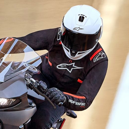 BUNDA STELLA T-SPS 2 WATERPROOF, ALPINESTARS (ČERNÁ/BÍLÁ/ČERVENÁ FLUO) 2026