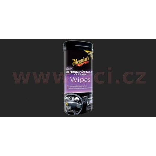 MEGUIARS QUIK INTERIOR DETAILER WIPES - ČISTIACE INTERIEROVÉ OBRÚSKY 25KS