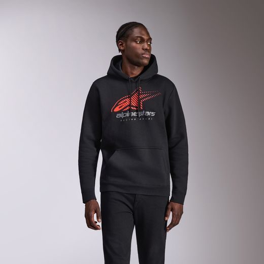 MIKINA PULSE HOODIE, ALPINESTARS (ČIERNA)