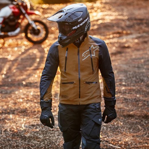 BUNDA ST-7 GORE-TEX, ALPINESTARS (HNĚDÁ/ČERNÁ) 2026