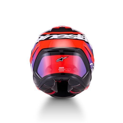 PRILBA S-R7 LUMEN, ALPINESTARS (ČERNÁ/FIALOVÁ/ČERVENÁ FLUO/BÍLÁ) 2026