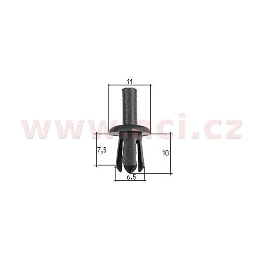 PLASTOVÝ NÝTEK (SADA 10 KS)