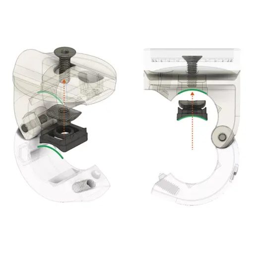 BEELINE MOTO II MIRROR AND CROSS BAR CLAMP MOUNT DRŽIAK PRE NAVIGÁCIU MOTO II.