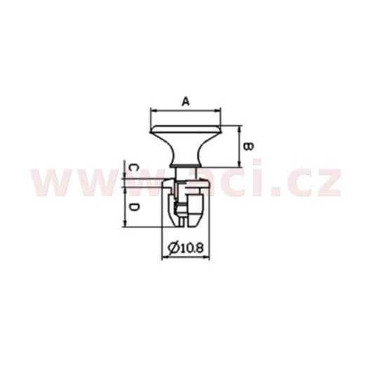 PLASTOVÁ PRÍCHYTKA, TOURMAX (SADA 10 KS)