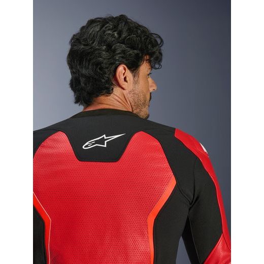 BUNDA GP FORCE V2 AIRFLOW, ALPINESTARS (ČERVENÁ FLUO/ČERNÁ/BÍLÁ) 2026