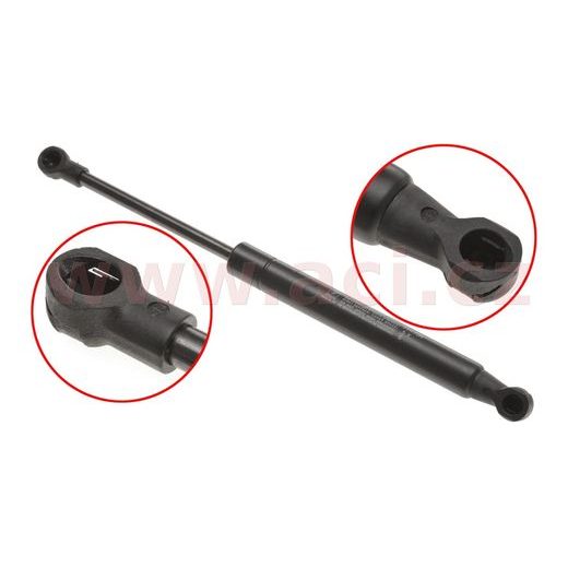 VZPĚRA ODKLÁDACÍHO DNA KUFRU (DVOUDÍLNÝ KRYT, PŘEDNÍ) KOMBI MELLET (CELK. DÉLKA 293 MM, DÉLKA ZDVIHU 90,5 MM, SÍLA 70 N)