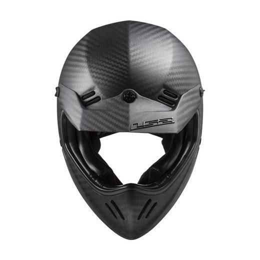 LS2 MX471 XTRA SINGLE MONO MATT CARBON