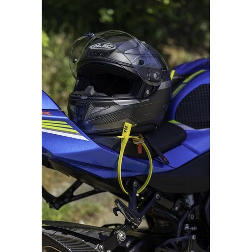 ZÁMOK ZDRHOVACÍ NA PRILBY A PRÍSLUŠENSTVO COMBI ZIP LOCK, OXFORD (ŽLTÝ)