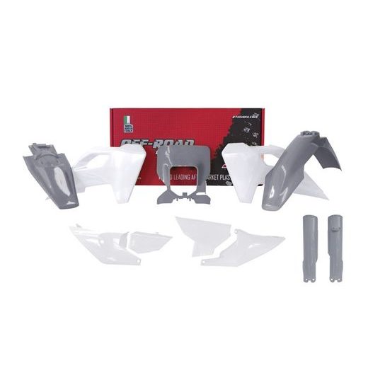 SADA PLASTOV HUSQVARNA, RTECH (ŠEDO-BÍLÁ, 8 DIELOV)