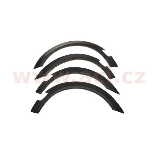 SADA PLASTOVÝCH LEMŮ BLATNÍKŮ (ŠIROKÁ LIŠTA) 4 KS