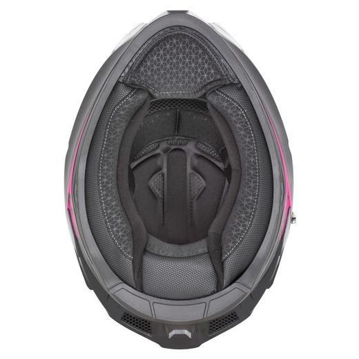 PRILBA K40, ZED (ČIERNA MATNÁ/RŮŽOVÁ) 2026