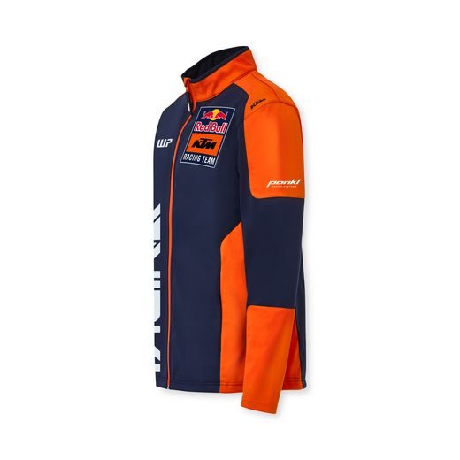 BUNDA SOFTSHELL, KTM RED BULL (MODÁ,ORANŽOVÁ)