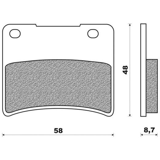 BRZDOVÉ DOŠTIČKY (ORGANICKÁ ZMES) NEWFREN (2 KS V BALENIE)