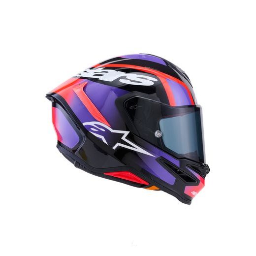 PRILBA S-R7 LUMEN, ALPINESTARS (ČERNÁ/FIALOVÁ/ČERVENÁ FLUO/BÍLÁ) 2026