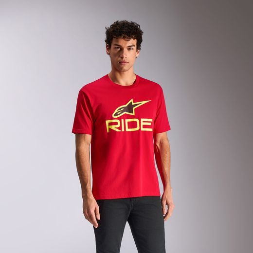 TRIKO RIDE 4.0 CSF, ALPINESTARS (ČERVENÁ/ŽLUTÁ FLUO/ČERNÁ)