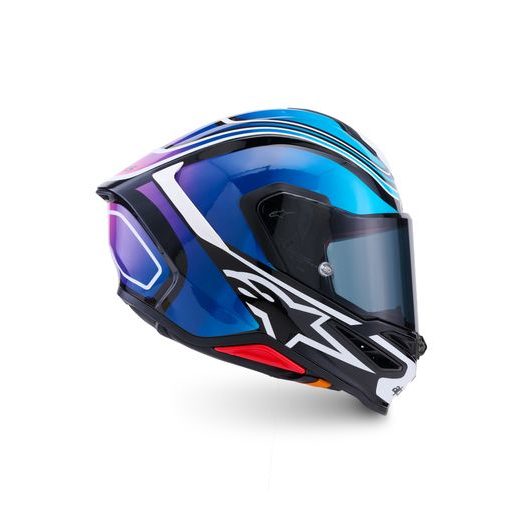 PRILBA S-R7 ZEAL, ALPINESTARS (ČERNÁ/MODRÁ/RŮŽOVÁ FLUO/BÍLÁ) 2026