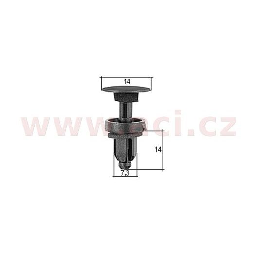 PLASTOVÝ NÝTEK (SADA 10 KS)