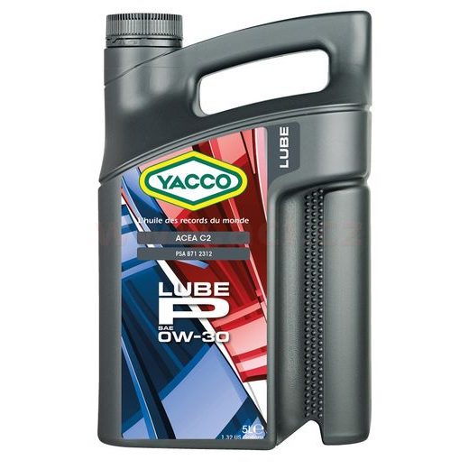 YACCO MOTOROVÝ OLEJ PLNE SYNTETICKÝ LUBE P 0W30 5L