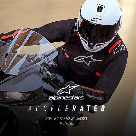 BUNDA STELLA T-SPS 2 WATERPROOF, ALPINESTARS (ČERNÁ/BÍLÁ/ČERVENÁ FLUO) 2026