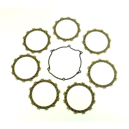 FRICTION PLATES KIT WITH CLUTCH COVER GASKET ATHENA P40230063