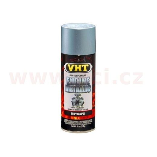VHT ENGINE METALLIC BARVA NA MOTORY DO TEPLOTY AŽ 343°C, BARVA: TITANOVĚ STŘÍBRNÁ